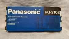 Panasonic RQ-2102 Slim Line Portable Cassette Tape Player & Recorder 