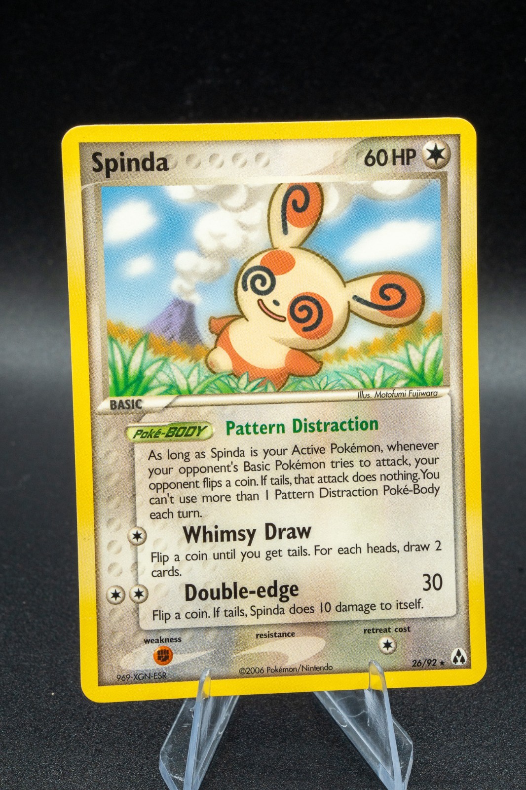Spinda 26/92 - Rare - EX Legend Maker Pokemon Card TCG Light Play Condition LP +
