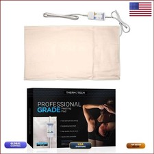 Thermotech Mini Automatic Digital Moist Heating Pad 19x7 Beige