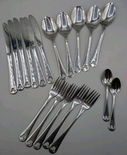 18 Pc. Lot Disney Mickey Mouse Pierced Glossy Stainless Silverware Flatware