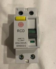 Wylex RCD WRS63/2 63A 30mA RCD 2 Pole RCD