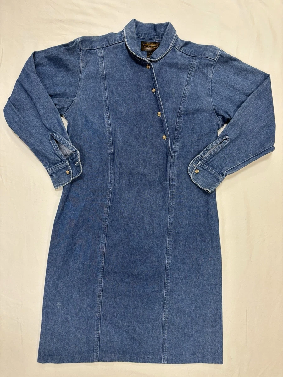 Eddie Bauer Knee Length Denim Dresses for Women for sale | eBay