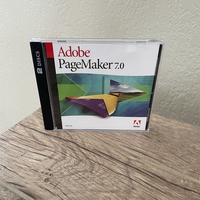 Adobe PageMaker 7.0 Full Retail Version for Windows 2-Disc Set
