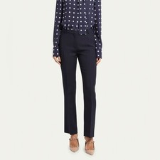Valentino  $1,900 Slim Fit Wool Pants in Black Sz 44 or US8 NEW