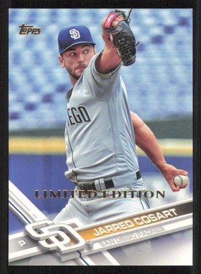 2017 Topps JARRED COSART Limited Edition SAN DIEGO PADRES card 1,000 made #333