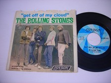 w PICTURE SLEEVE Rolling Stones Get off of my Cloud / I'm Free 1965 45rpm VG++