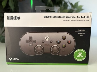 8BitDo SN30 Pro Bluetooth Controller for Android   Open Box New Black