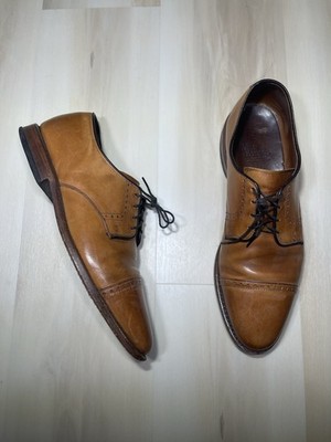 Allen Edmonds Clifton Cap Toe Derby Shoes Walnut Brown Men s Size 10.5 D