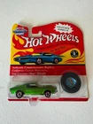 Hot Wheels Vintage Collection Custom Mustang and Collector's Button J8