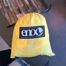 Eno Double Nest Hammock Blue/Yellow Two Color Travel Camp Comfort- No Straps