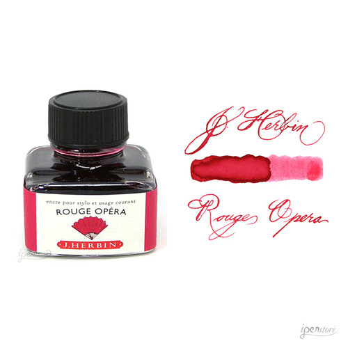J. Herbin 30 ml Flasche Füllfederhalter Tinte, Rouge Opera - Bild 1 von 3