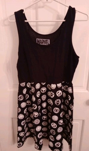 HER UNIVERSE MARVEL AVENGERS Ladies DRESS MADE IN USA SZ L - Picture 1 of 6