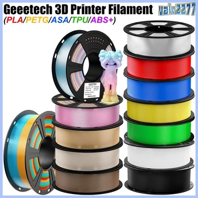 Geeetech 1,75 mm PLA ABS + PETG TPU ASA resina UV stampante 3D filamento 0,5 kg/1 kg DE