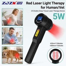 5W Red Light Infrared Laser Therapy Device LLLT for Back Pain  Inflammation