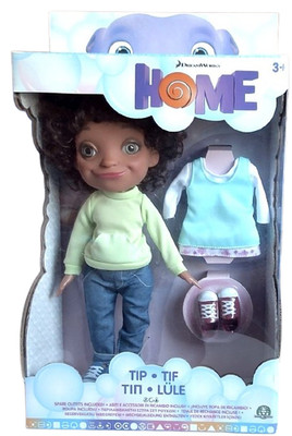 DreamWorks HOME Tip Puppe mit Ersatzoutfit und Schuhen Giochi Preziosi Neu