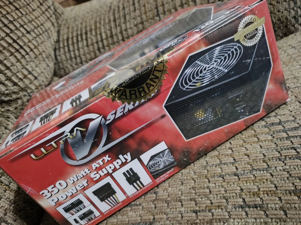 Ultra V Series 350W ATX Desktop PC Power Supply Intel AMD V350BK ULT-31839 - Image 4 of 4