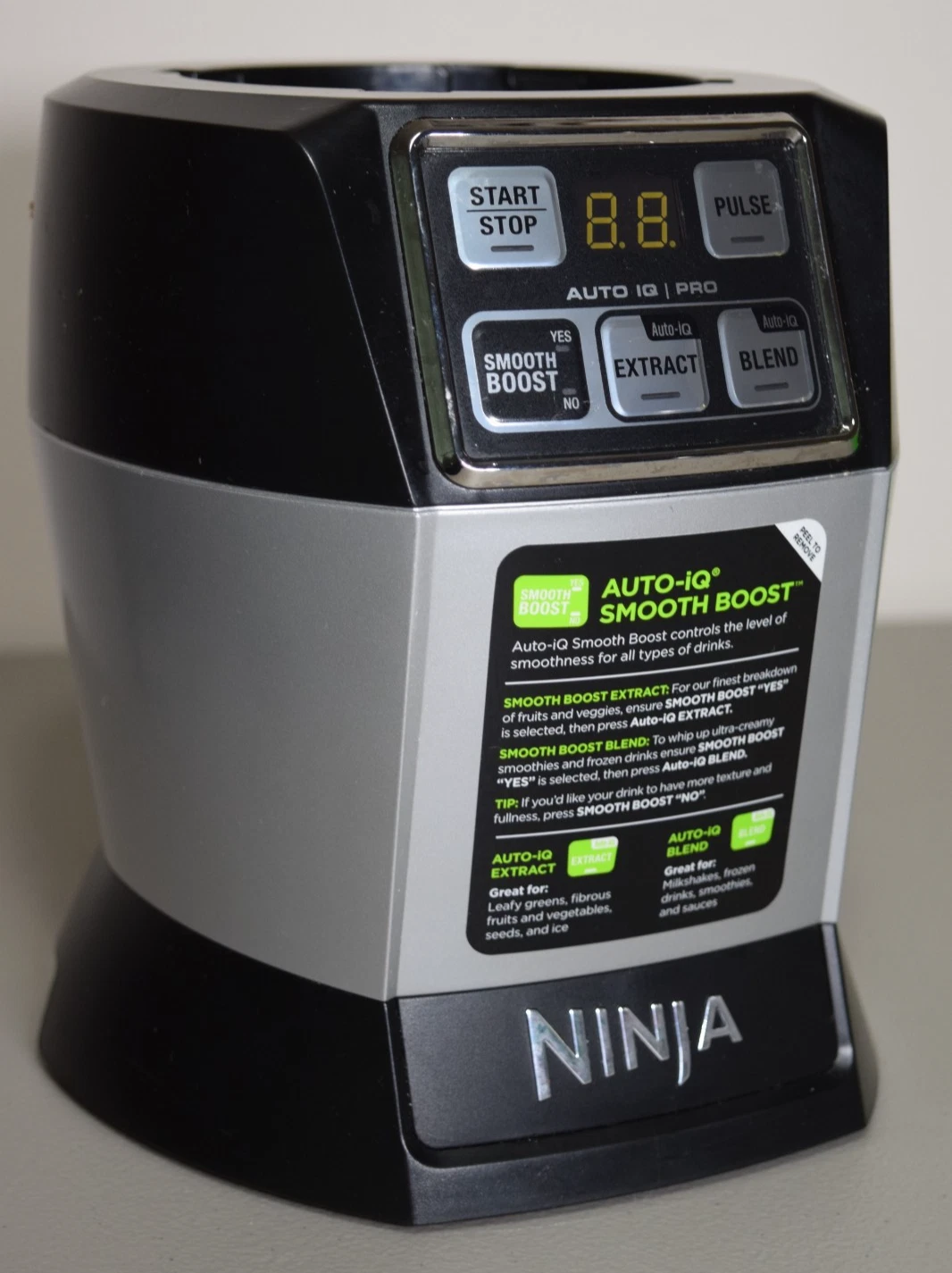 Nutri Ninja Pro BL487 Auto-iQ Smooth Boost Blender Base
Opens in a new window or tab