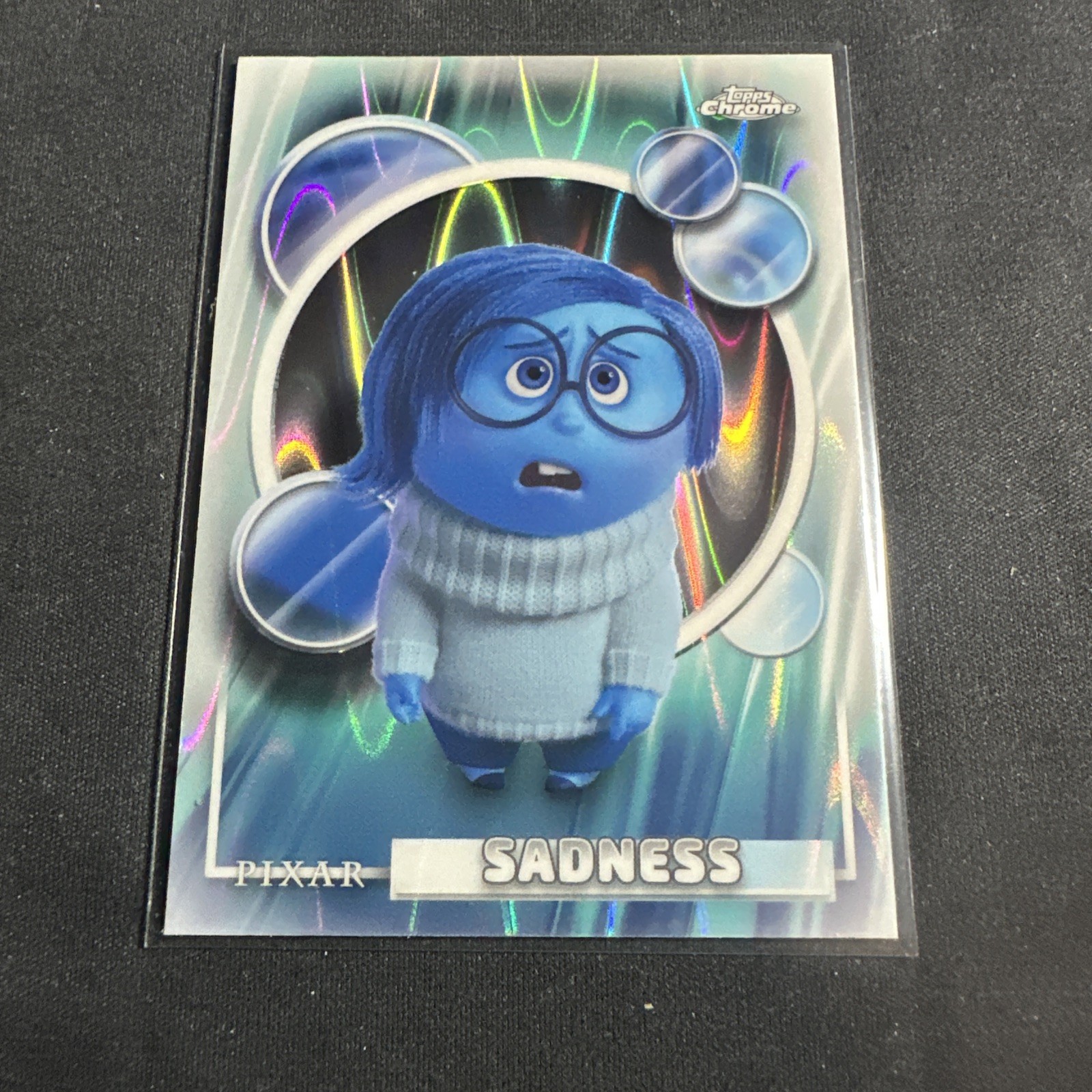 Topps 2026 Topps Chrome Pixar Disney Inside Out Sadness #172 RayWave
