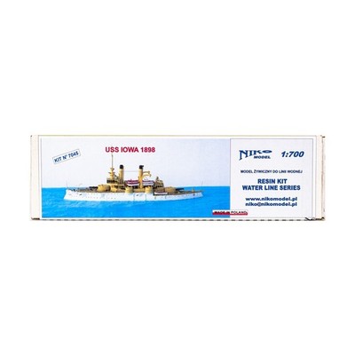 Ship Models Niko Model USS Iowa 1898 Fair/NM
