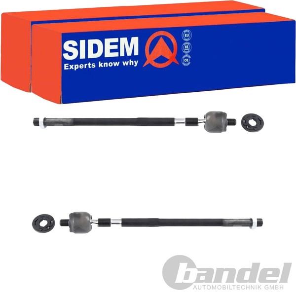 2X Sidem Axialgelenke Spurstangen Passend FüR Renault Clio Kangoo Symbol/Loagn-image