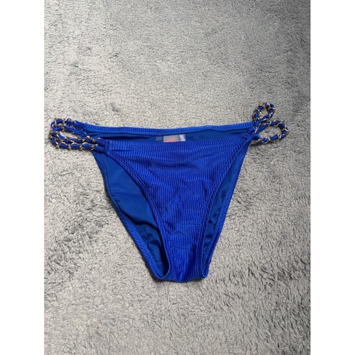 Lilly Pulitzer blue grotto Petrie chain Ribbed Bikini Bottom 4