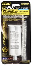 PC Products PC-Clear Epoxy Adhesive Liquid 50ml Cartridge Clear 75005