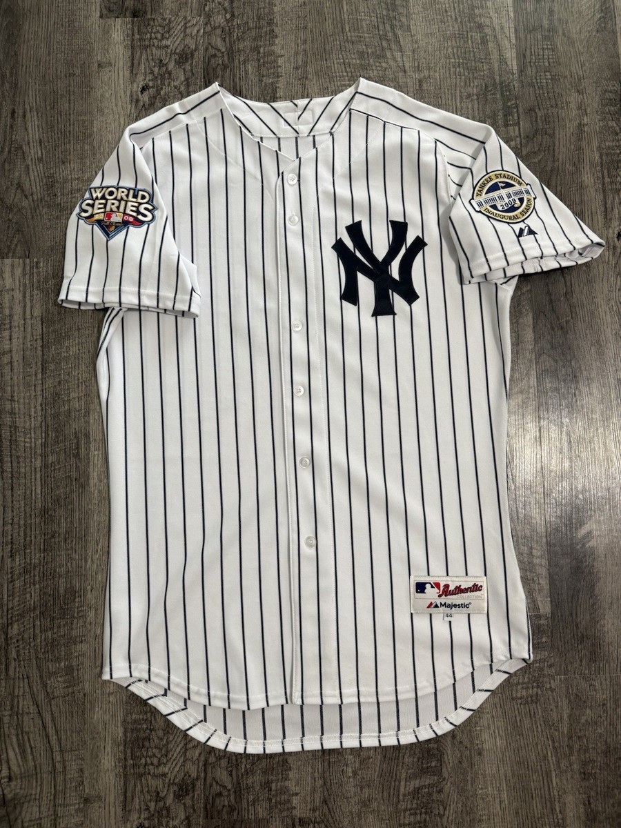 Derek Jeter New York Yankees Majestic Authentic Jersey 2009 World