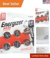 Reliable 2032 Lithium Batteries - 6 Pack for All Your Electronic Needs