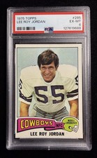 1975 Topps Lee Roy Jordan #285 PSA 6 EX-MT Cowboys
