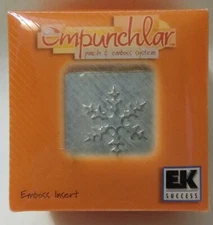 Empunchlar EK Success•Punch& Emboss System Insert• PSXE02 Snowflake New!