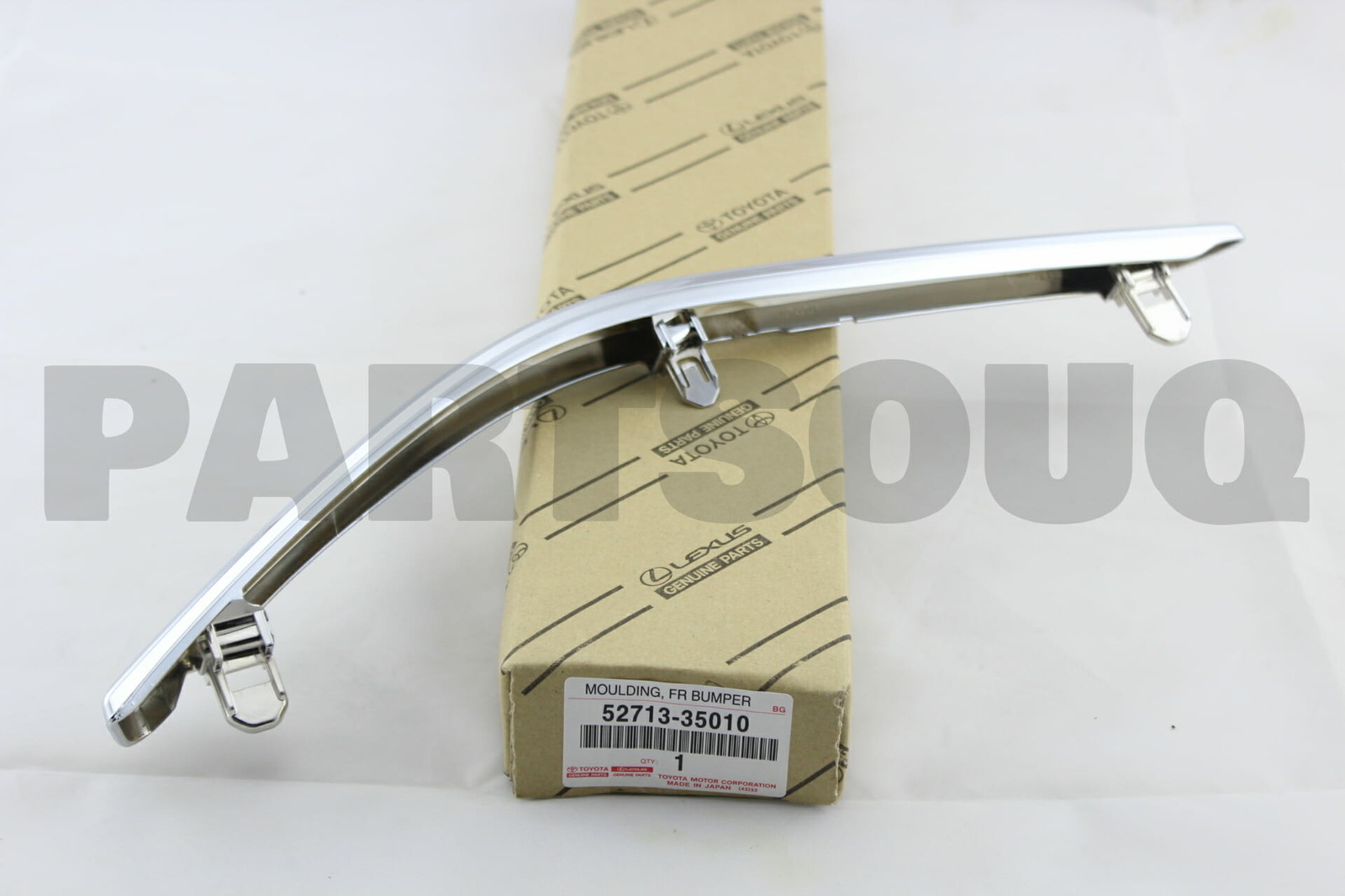 5271335010 Genuine Toyota MOULDING, FRONT BUMPER SIDE, LH 52713  