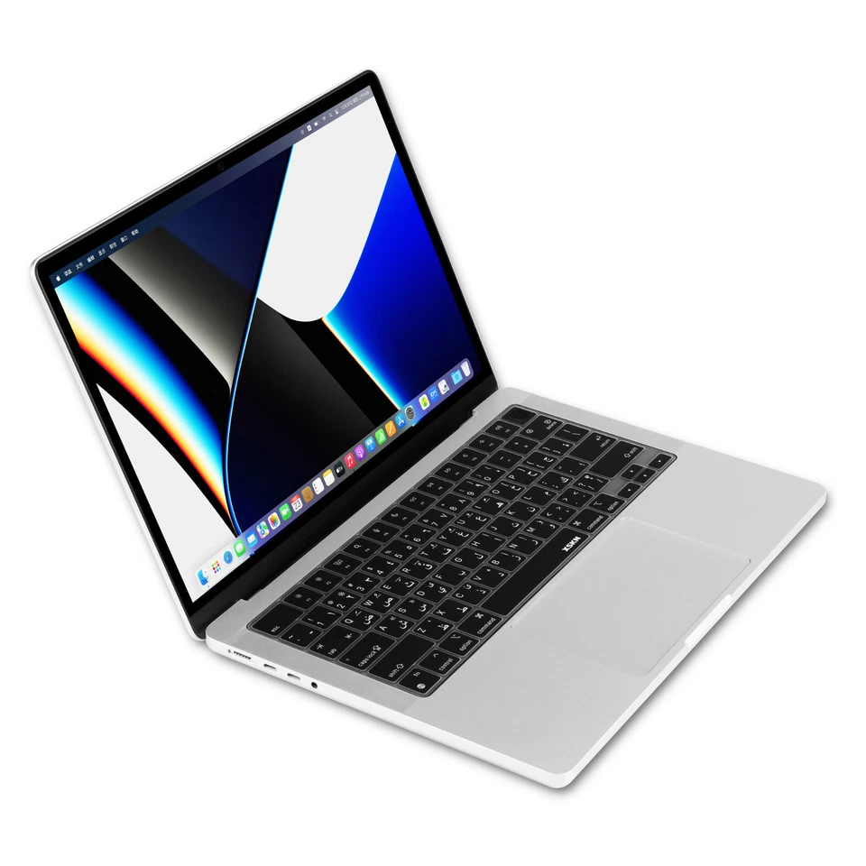 XSKN Arabic Silicone Keyboard Cover for 2021-2025 Macbook Pro 14.2/16.2 M1-M5 - Image 4 of 4