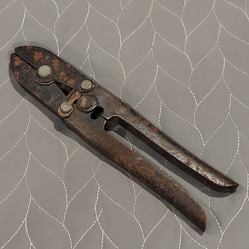 Wiss USA 9"-¾" 5 Blade Hand Crimper Sheet Metal Tinsmith Ducting OLD Vintage - Picture 3 of 10