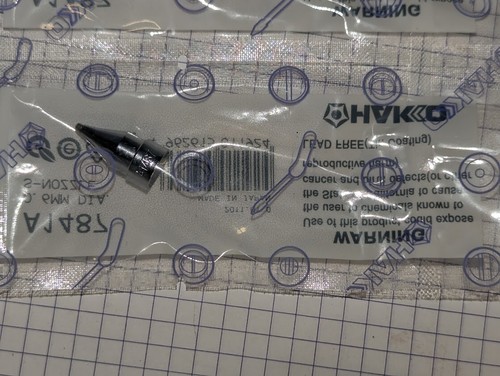 HAKKO A1487 SOLDERING .6mm DIA S-NOZZLE - Picture 2 of 3