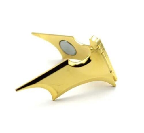 Gold Fledermausmann Geldklammer Symbol Cash Gotham City Super Spider Joker Batmobil U C - Bild 2 von 5