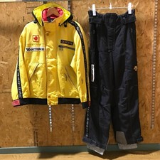DESCENTE VINTAGE SET  UP SKI WEAR "CANADA TEAM MODEL ? MADE JAPAN  /L JAPANSIZE