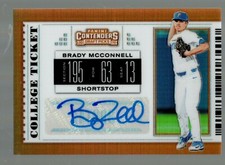 2019 Elite Extra Edition College Tickets Signatures #29 Brady McConnell 