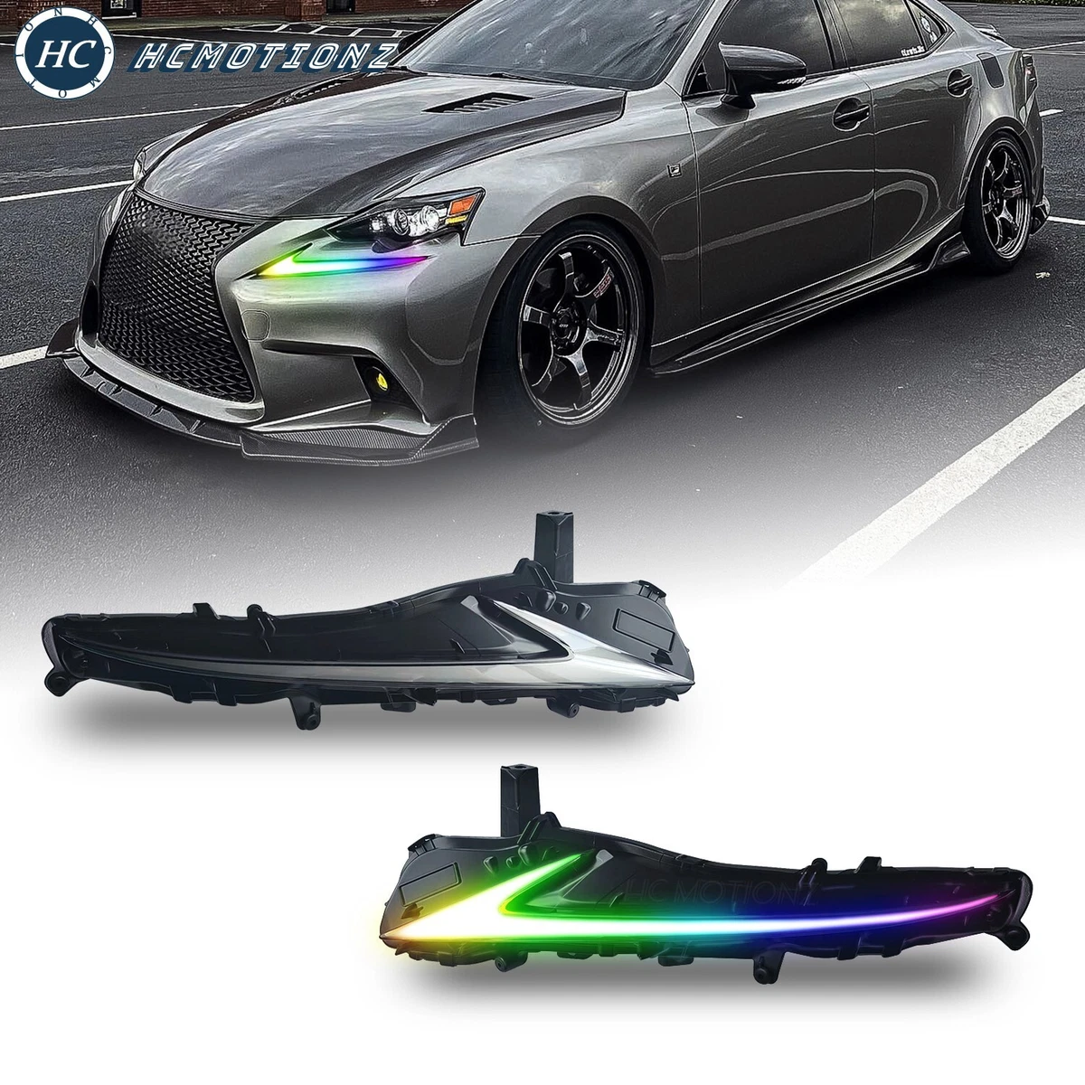 Rgb daytime running lights deals