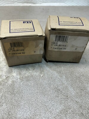 NEW IN BOX LOT OF 2 PTI INSERT BEARING UC208-25