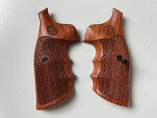 New Wood decorate Grip for S W J Frame Square Butt Grip, Opened back 07