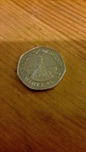 bailiwick of jersey 20p 2009 lighthouse worth