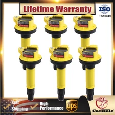 Set of 6 Ignition Coils For Ford Edge Lincoln Mercury Mazda 3.5L 3.7L V6 UF553