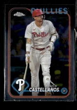 2024 Topps Chrome Nick Castellanos Philadelphia Phillies #219  4 Card Lot