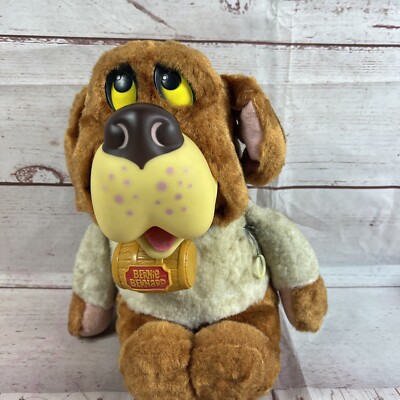 1960s Mattel Bernie Bernard Talking Plush St Bernard - Works Great 