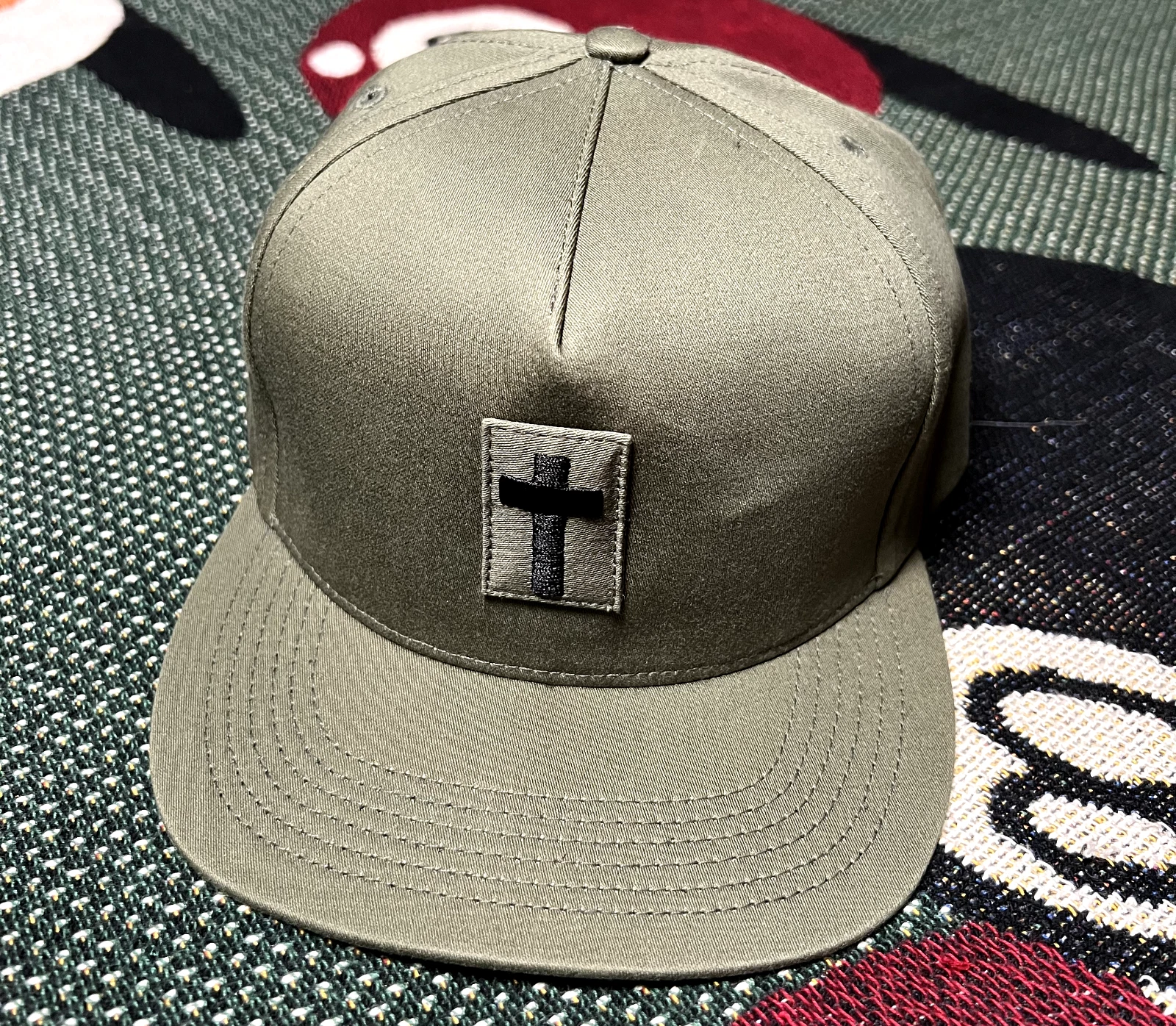 Croix militaire suprême 5 panneaux chapeau olive FW13