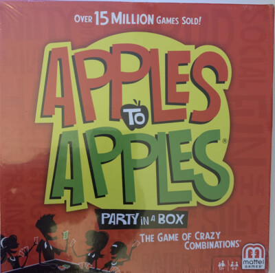 Apples to Apples Party in a Box Card Game Factory Sealed Mattel