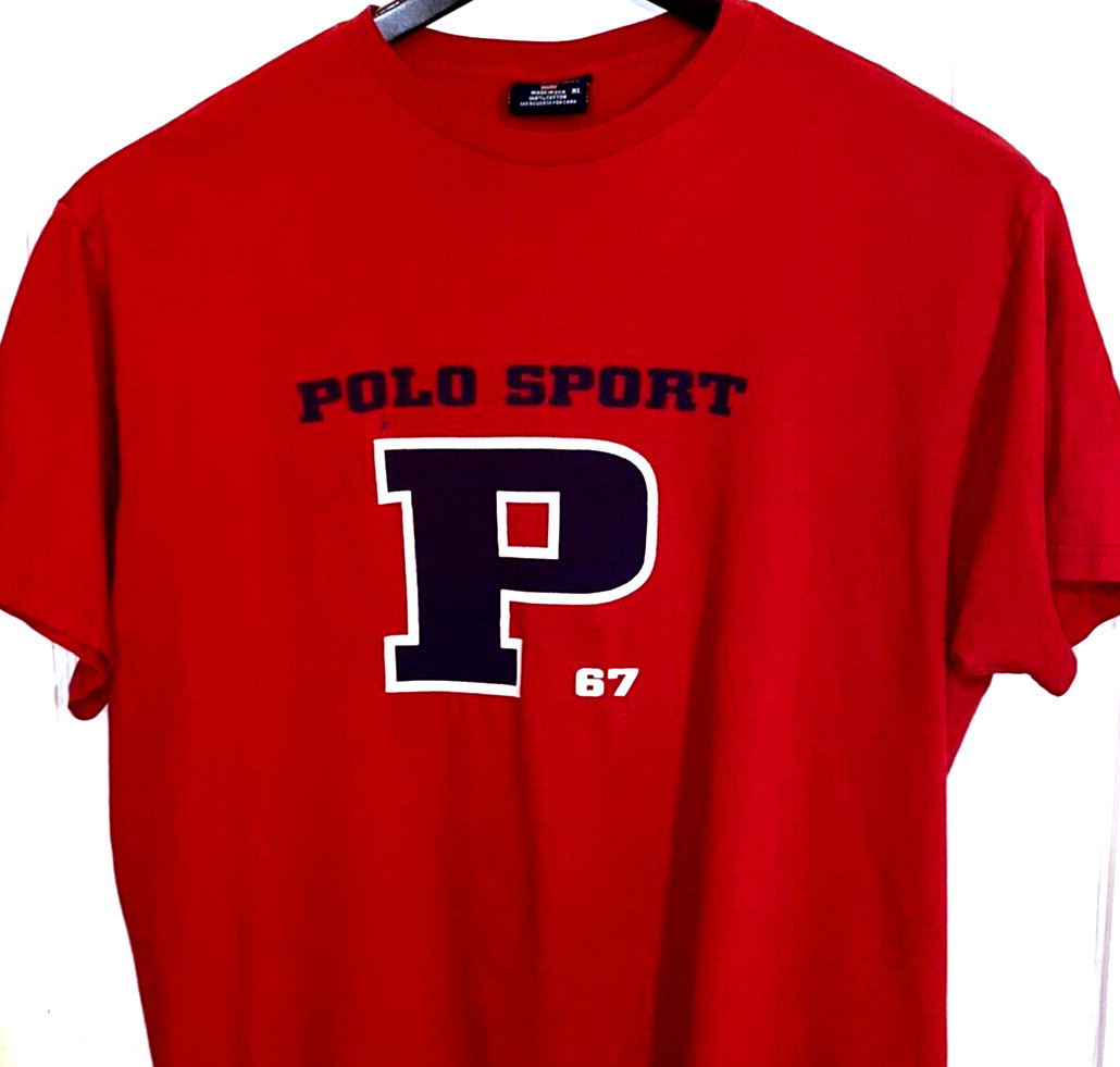 Vtg POLO SPORT 67 T SHIRT 90