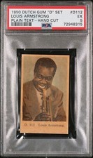 Louis Armstrong 1950-60 Dutch Gum Cards 