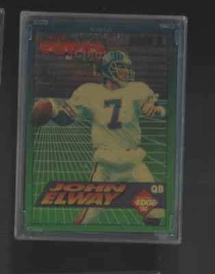 1994 COLLECTORS EDGE  EDGE F/X  SILVER BACK FOOTBALL COMPLETE SET #1-7 NM/MT 
