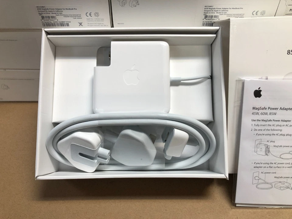 Genuine Apple 85W Magsafe 1 Macbook Pro 15" / 17" Power Adapter Charger - Image 3 of 4